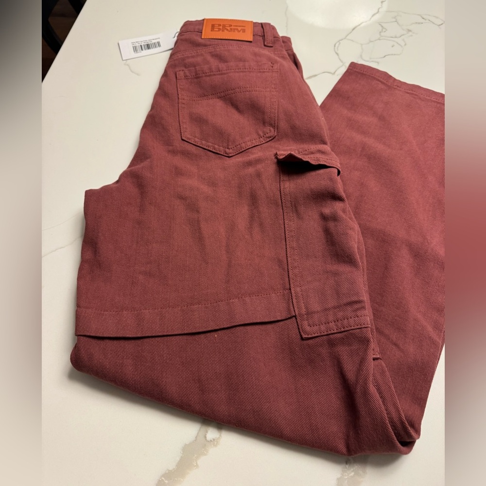Princess Polly Burgundy Cargo Pants